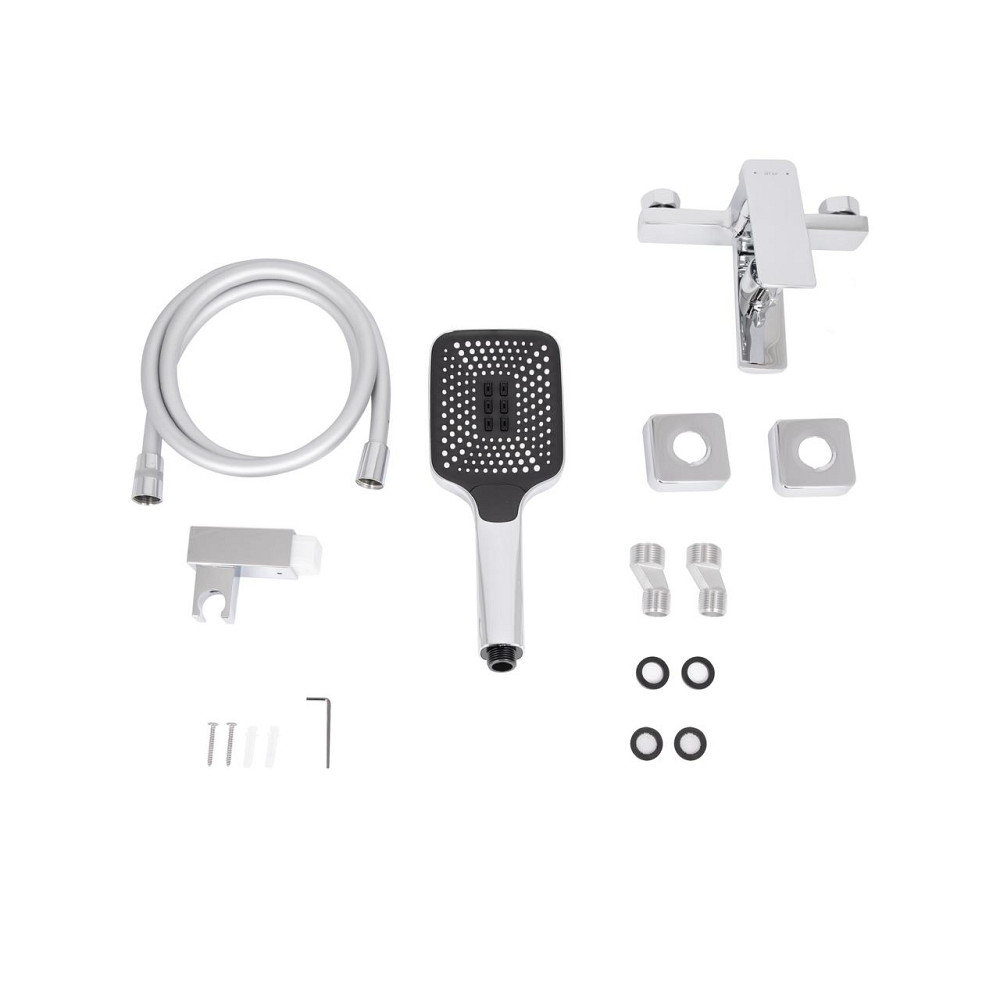 Змішувач для ванни Qtap Capricorn з душовим гарнітуром Chrome (k35) QTCAP3060102C48222 Київ - фото 7