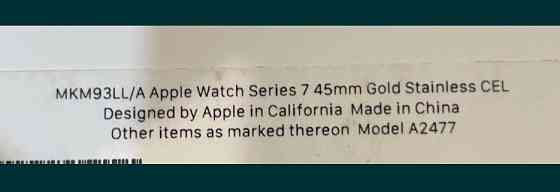 Смарт-Часи Apple Watch 7 45 mm. Cold Stainless. Київ