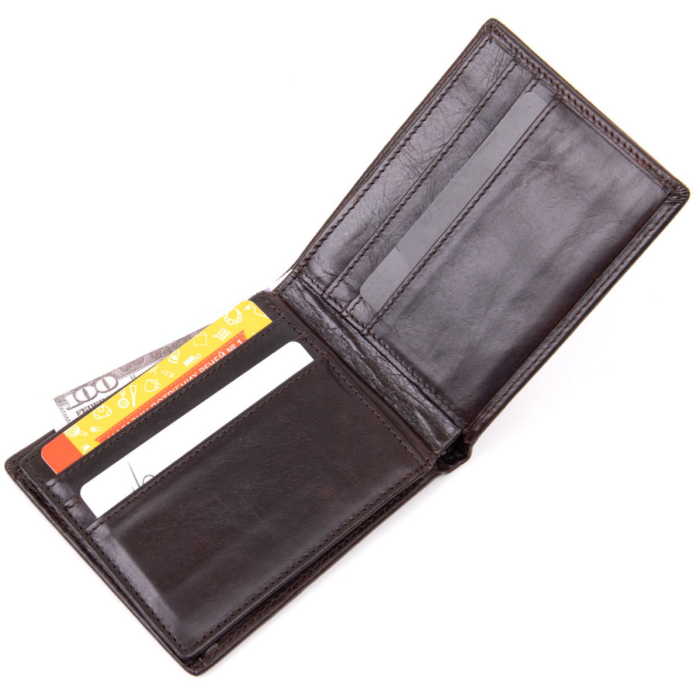 Портмоне унісекс Vintage 20420 Коричневе Київ - фото 3