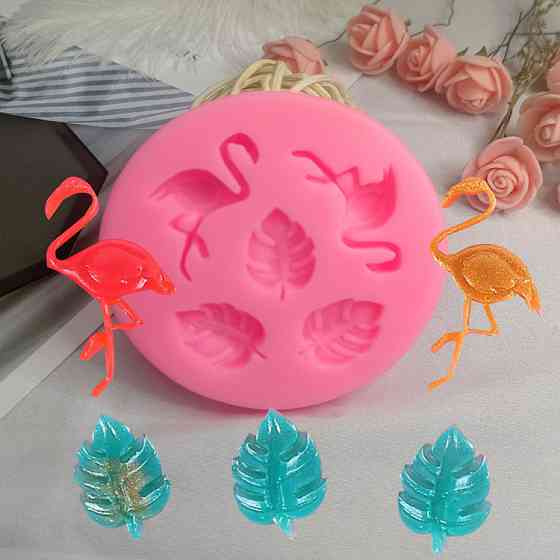 Молд кондитерский Фламинго 70 мм розовый Киев