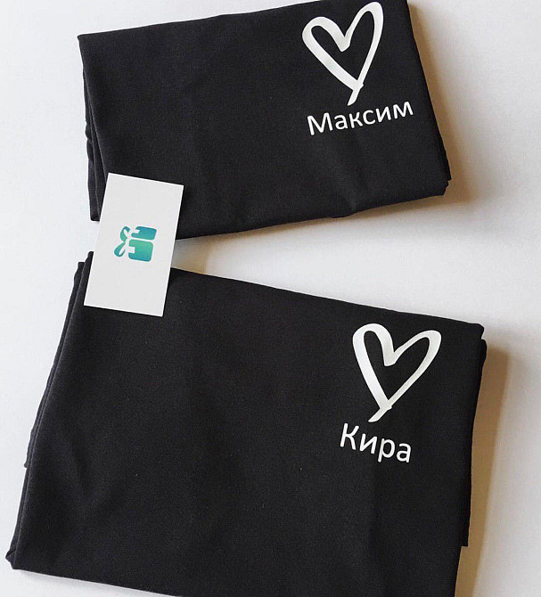 Парные футболки для парня и девушки Черновцы - изображение 1