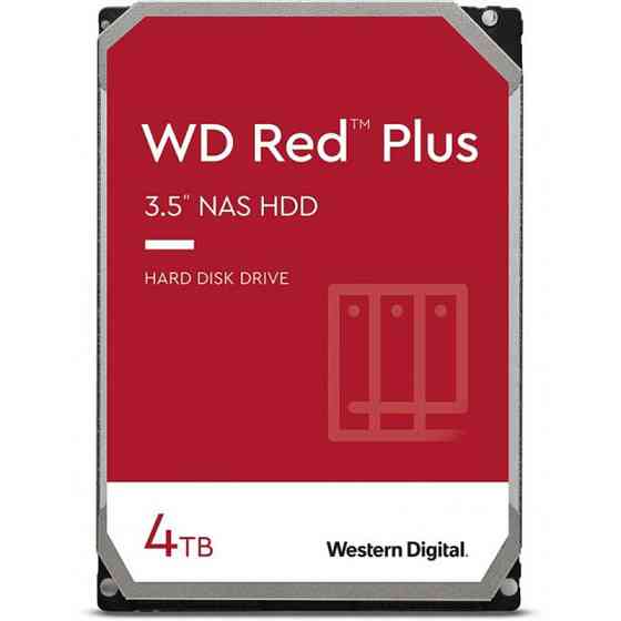 Накопичувач HDD SATA 4.0 TB WD Red Plus 5400 rpm 256MB (WD40EFPX) 3.5" Харків