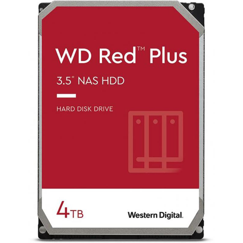 Накопичувач HDD SATA 4.0 TB WD Red Plus 5400 rpm 256MB (WD40EFPX) 3.5" Харків - фото 1