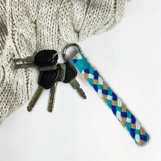 Набор макраме для вязания и плетения брелока 
