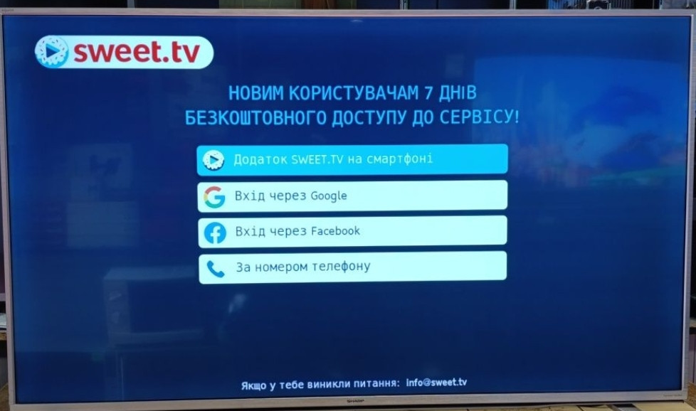 Телевізор SHARP 49 4K Smart TV Wi-Fi T2. Київ - фото 3