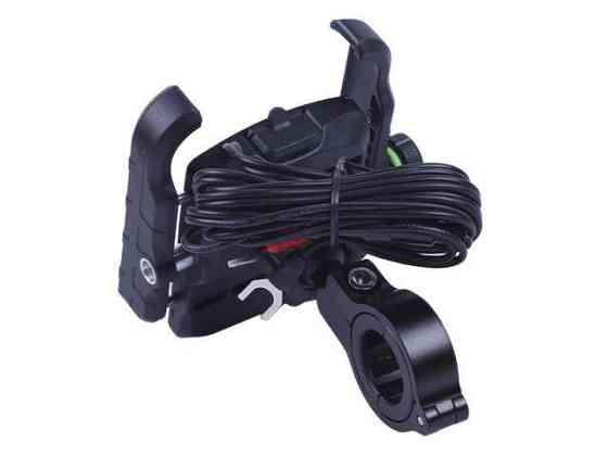 Держатель телефона M8C черный, с зарядкой, крепление на руль, Kewiq Мукачево