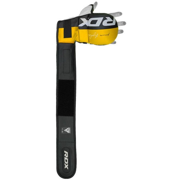 Перчатки для ММА RDX T6 Plus Rex Yellow XL с капой профессиональные боевые перчатки для тренировок и соревнов Киев - изображение 6