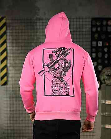 Милитари худи на флисе GENESIS AK47 pink ПП8070 Київ