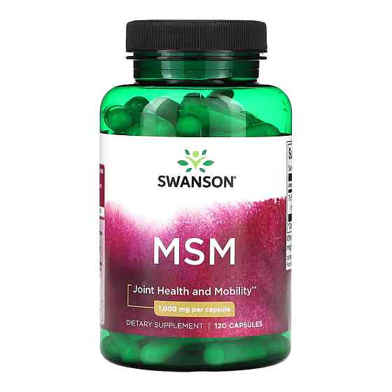 Хондропротектор Swanson MSM 1000mg - 120 caps Луцьк
