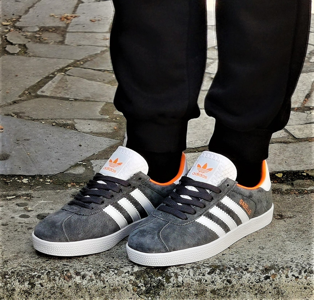 Кроссовки Adidas Gazelle Серые Адидас Женские Газели (размеры: 37) Видео Обзор Днепр - изображение 7