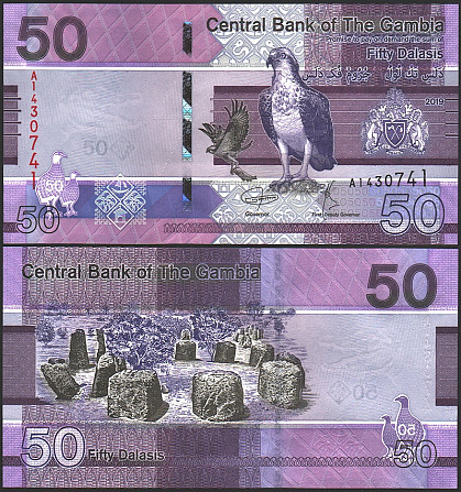 Гамбия 50 даласи 2019 UNC Полтава - изображение 1