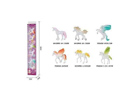Тварини набір конячки, 6шт арт.C965-4/5 ТМ 7TOYS Київ