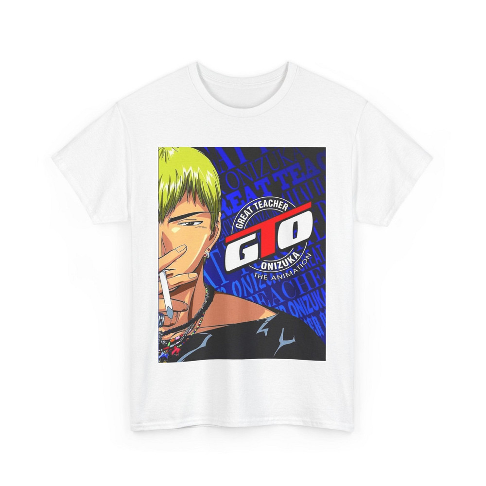 Футболка для хлопчика з аніме принтом Греат Теакхер Онізука Еікікхі оверсайз (зріст від 165 до 180) Чорний AnimeJ0087m Дніпро - фото 4