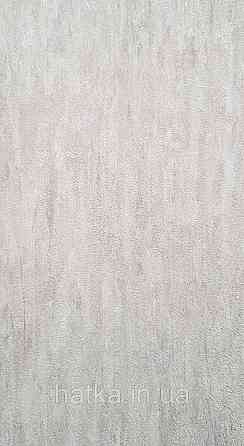 Шпалери вінілові на флізеліні Pera метрові під штукатурку структурні оксамит сірі білі срібло Київ