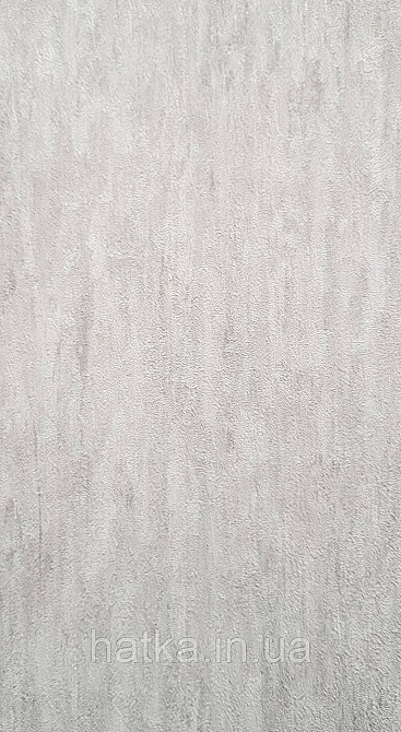 Шпалери вінілові на флізеліні Pera метрові під штукатурку структурні оксамит сірі білі срібло Київ - фото 1