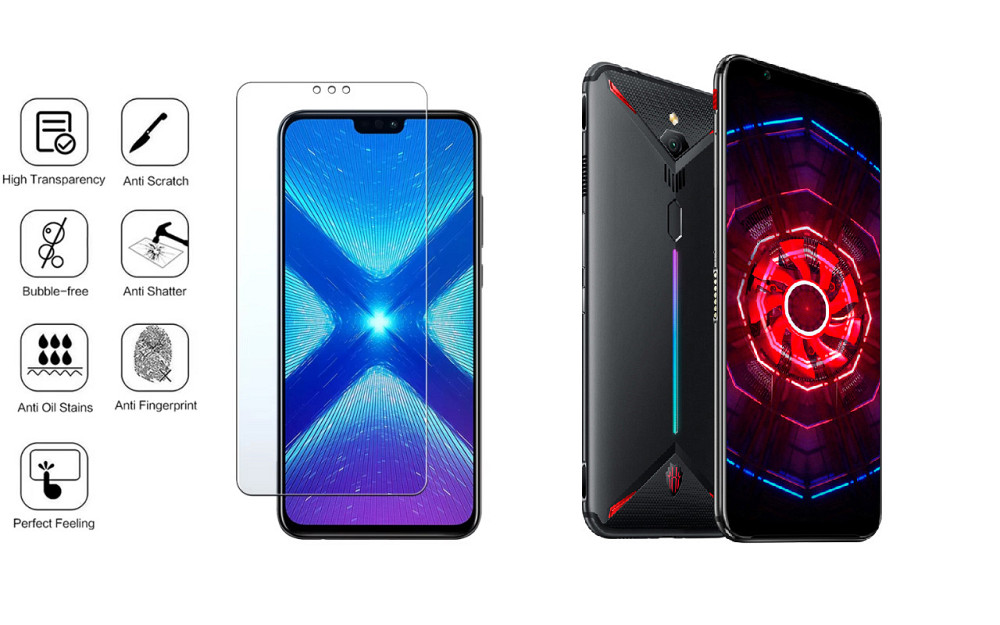 Защитное стекло NeoGlass для nubia Red Magic 3, Red Magic 3S – ультрапрозрачное и устойчивое Киев - изображение 4