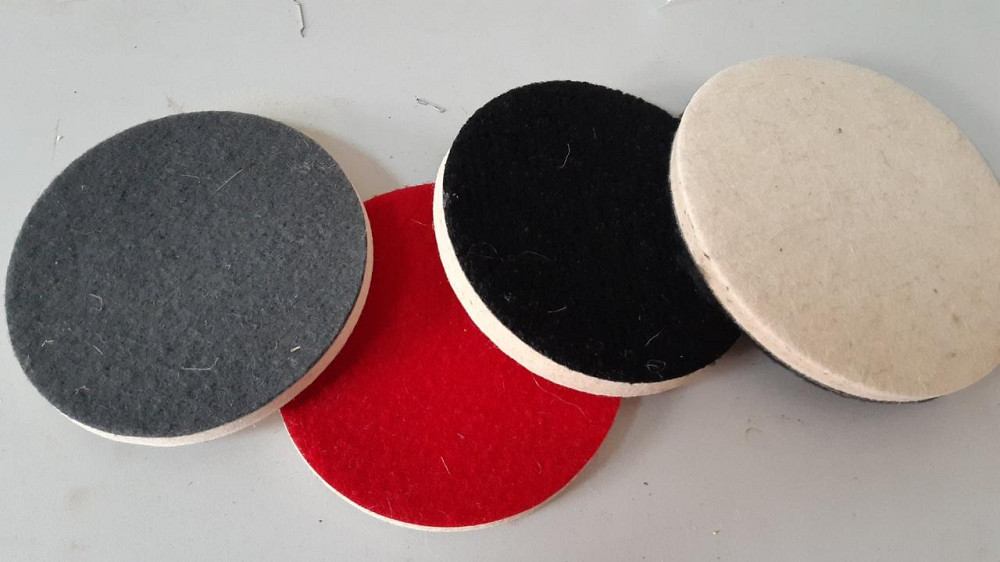 КШМ Полірувальна повсть на липучку 150мм товщиною 10мм "Rotex-DG" Киев - изображение 1