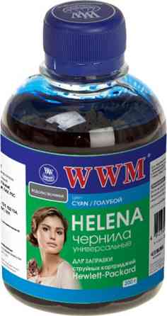 Чорнило HP Універсальне HELENA  (Cyan)  200г  Водорозчинне  *WWM (код 67131) Львів
