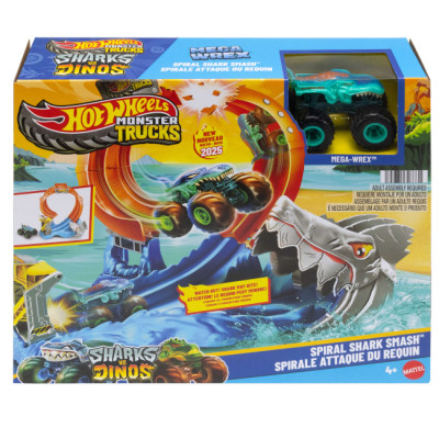 Автотрек Hot Wheels Monster Trucks Монстро-атака акули (JFR08) Вінниця - фото 3
