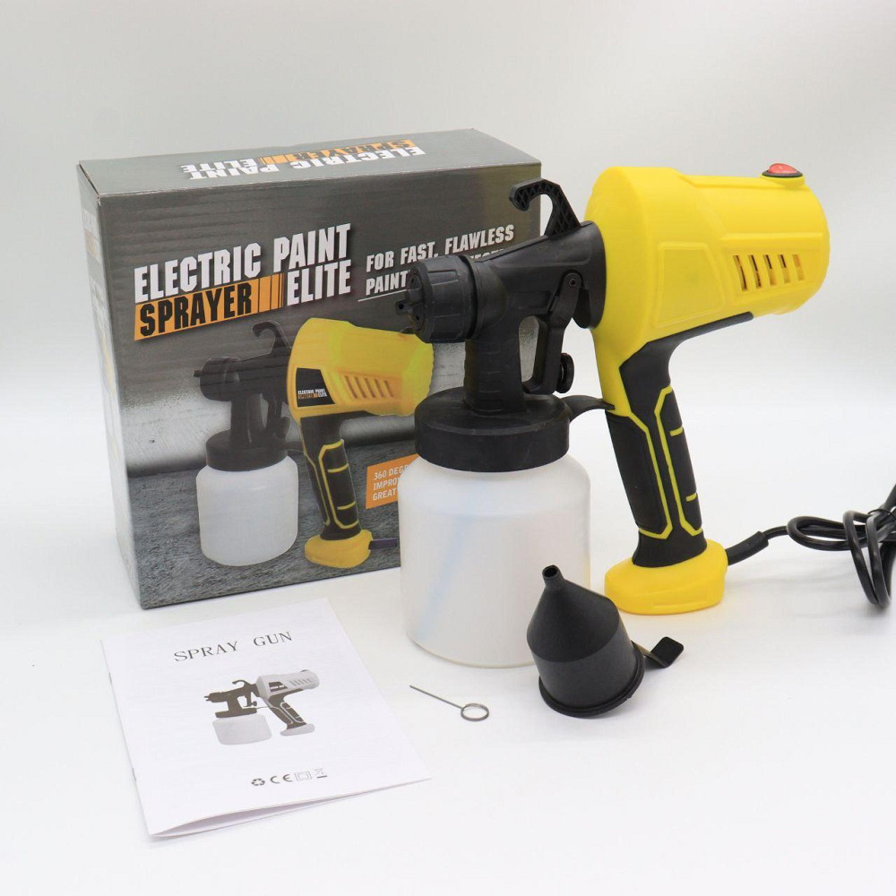 Фарбопульт 800мл Electric Paint Sprayer + Подарунок Налобний ліхтар RJ-3000 / Фарборозпилювач для фарби Київ - фото 9