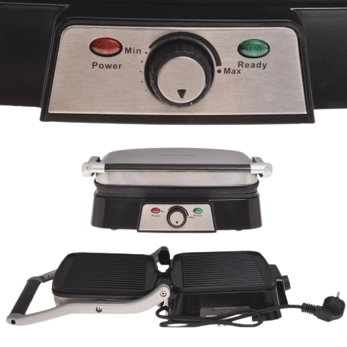 Електричний гриль 1500W 6707 KAMILLE Житомир - изображение 5