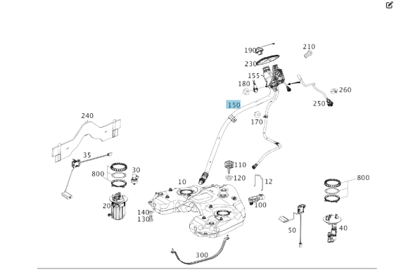 Mercedes-Benz  A2924700000 Заливна горловина бензобака GLE Coupe C292 Одеса