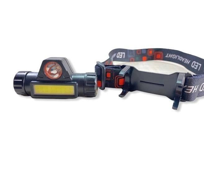 Мощный налобный фонарь со встроенным магнитом BL-872-XPE+СOB Black MicroUSB Бровары - изображение 8