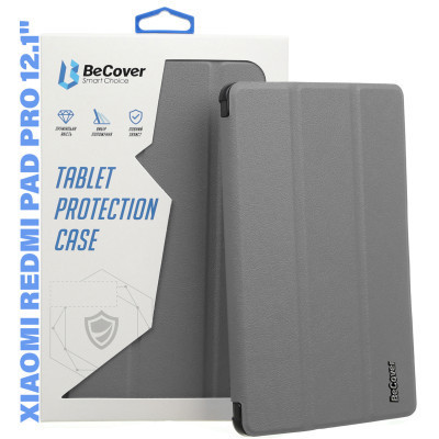 Чехол для планшета BeCover Smart Case Xiaomi Redmi Pad Pro 12.1'' Gray (711302) Винница - изображение 1