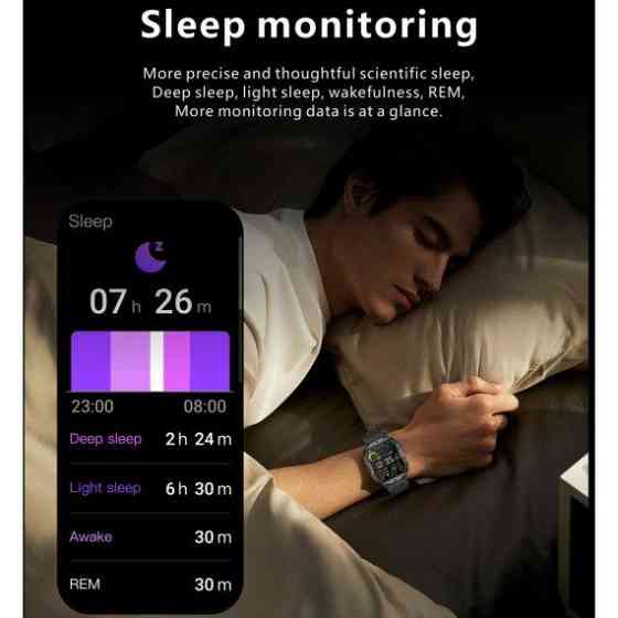 Розумний смарт годинник Smart Expert Nano Steel + 2 ремінця (Чорний) Вінниця