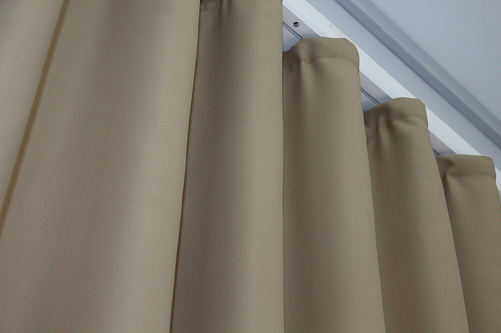 Комплект готових штор VR-Textil Блекаут Midnight № 1230ш Темний бежевий 150х290 см 2 шт (33-0069) Київ - фото 6