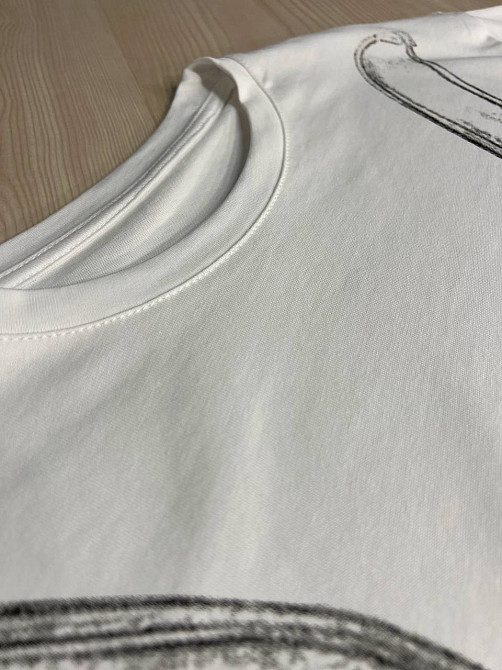 Футболка жіноча A-N 2732 варена коротка широка малюнок корсет бра, білий, one size Київ - фото 16