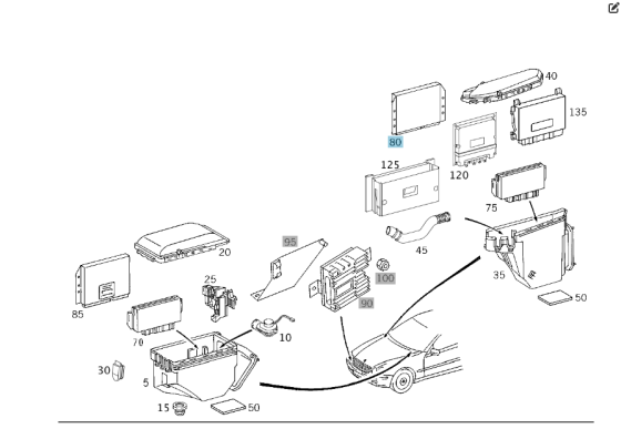 Mercedes-Benz  A0315450932 Блок керування ESP+PML+BAS CL C215 S-class short W220 S-class long V220 Одесса