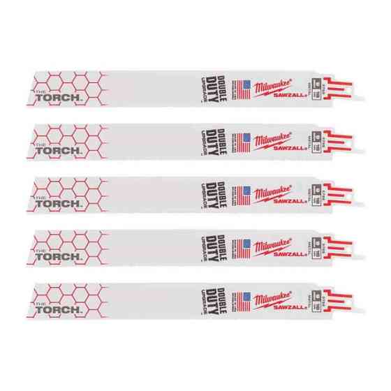Полотно для шабельних пил TORCH MILWAUKEE, 230х1,4мм, (5шт), (метал) Одесса