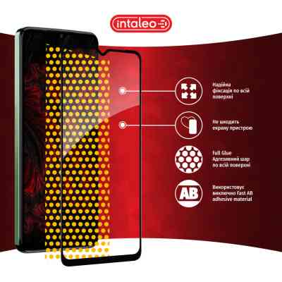 Стекло защитное Intaleo Full Glue Tecno Spark 10 (1283126580611) Винница