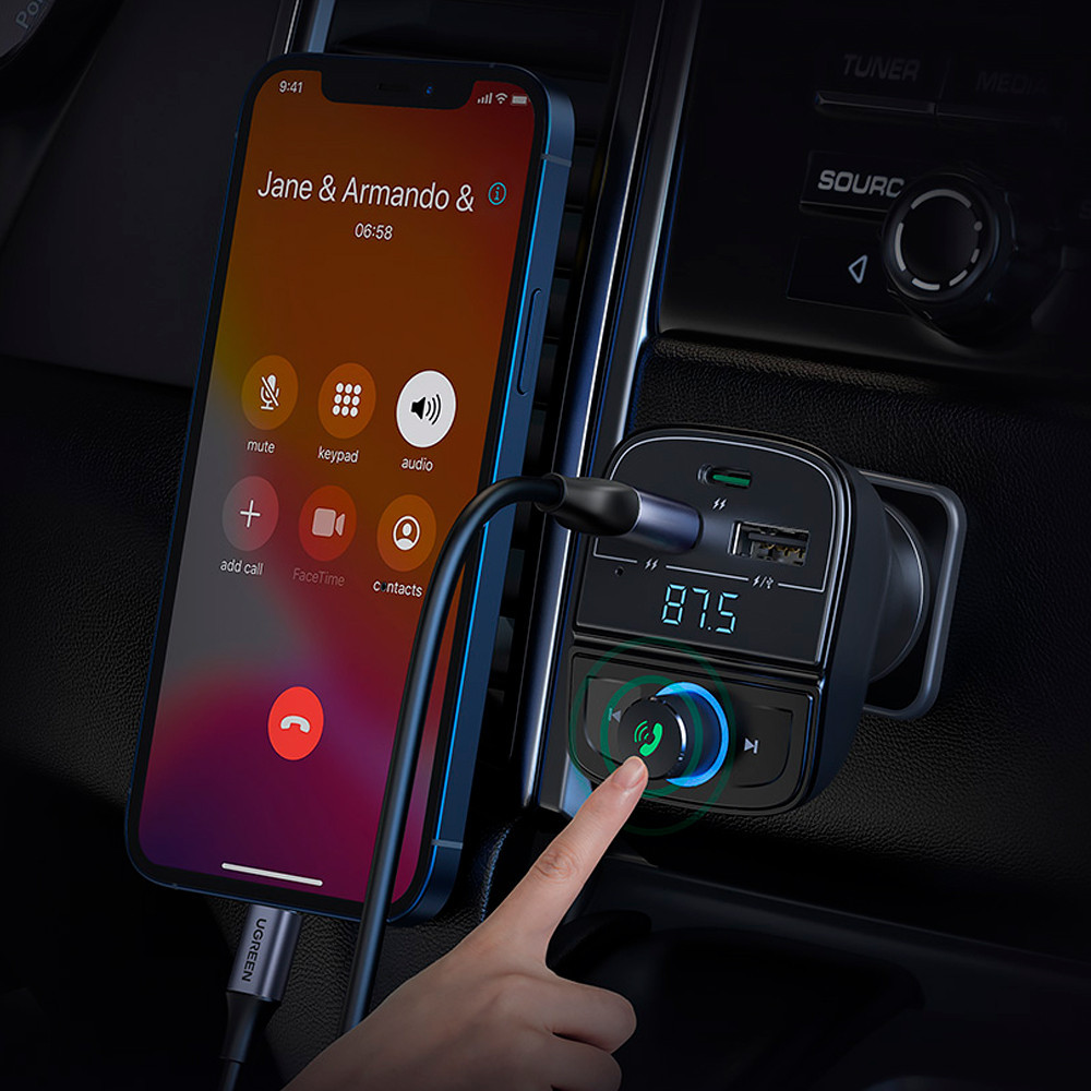 FM-модулятор и зарядка UGREEN CD229 с картоприемником Киев - изображение 3