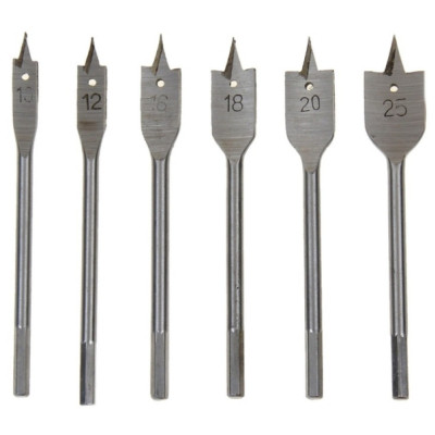 Набор сверл Werk перовых по дереву – 6 шт (63685) Винница - изображение 1