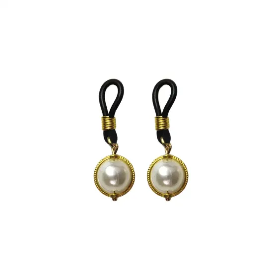 Прикраса на соски Art of Sex - Golden Night, колір білий Львов