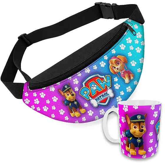 Дитячий набір Paw Patrol сумка-бананка + керамічна кружка з принтом (5569) Київ