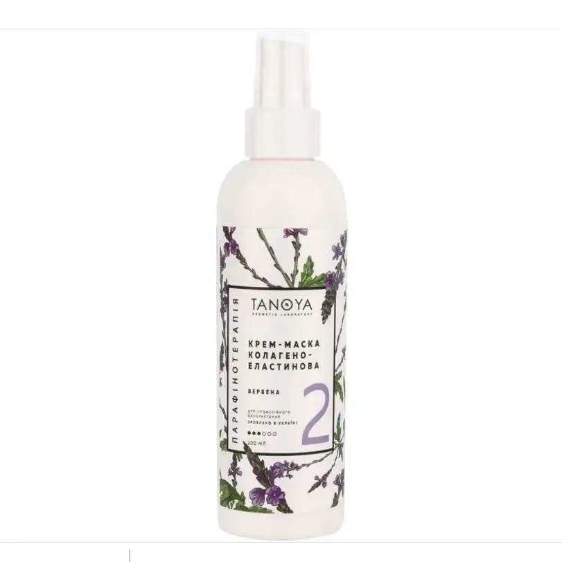 Крем-маска колагеново-еластинова TANOYA для рук і ніг, 200 мл Вербена Київ - фото 1