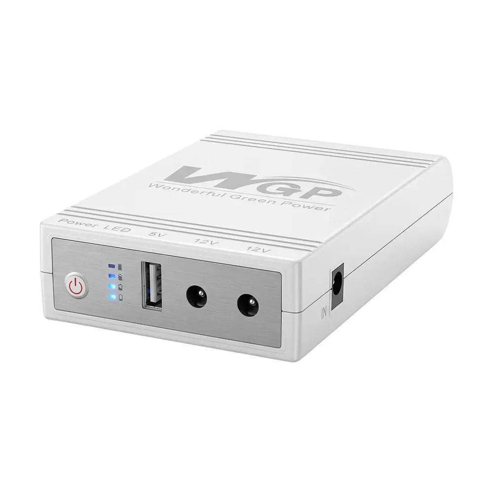 Джерело безперебійного живлення Mini UPS WGP UPS103C 16000mAh 5V/12V/12V, Li-ion 4*4Ah, для роутера та оптичного терміналу Київ - фото 16