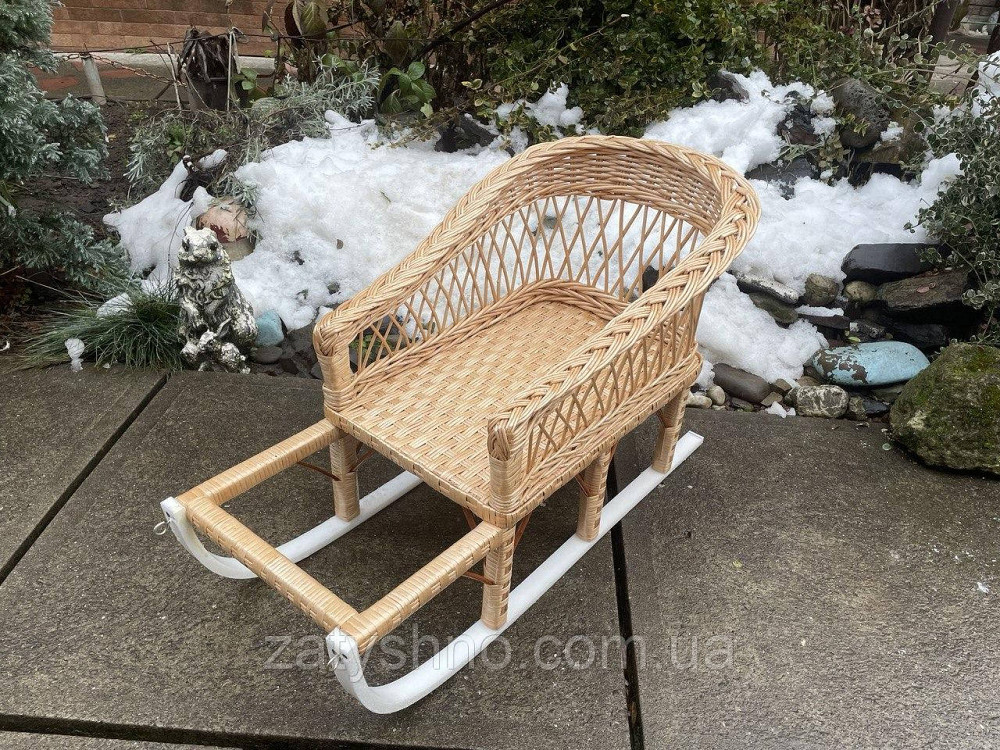 Санки  из лозы плетеные Киев - изображение 1