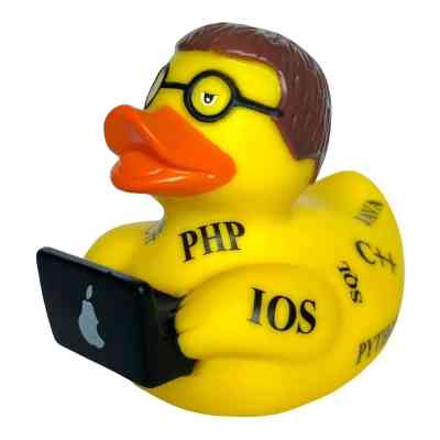 Игрушка для ванной Funny Ducks Утка Программист (1333) Винница