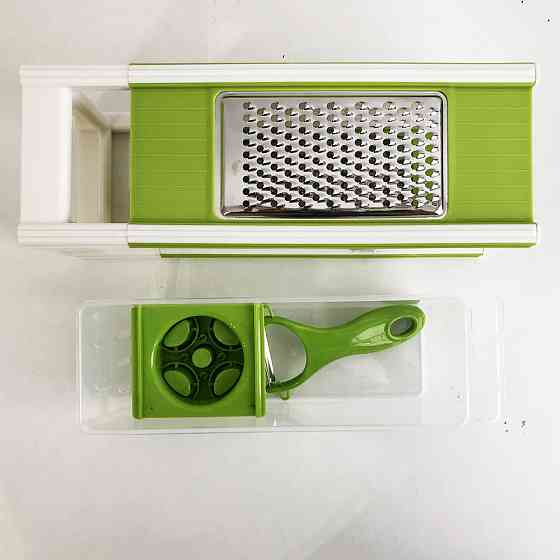 Подрібнювач цибулі MULTI, Шинковка с чашей, Измельчитель для резки овощей, Ручная овочерізка блендер DE-27 Львів