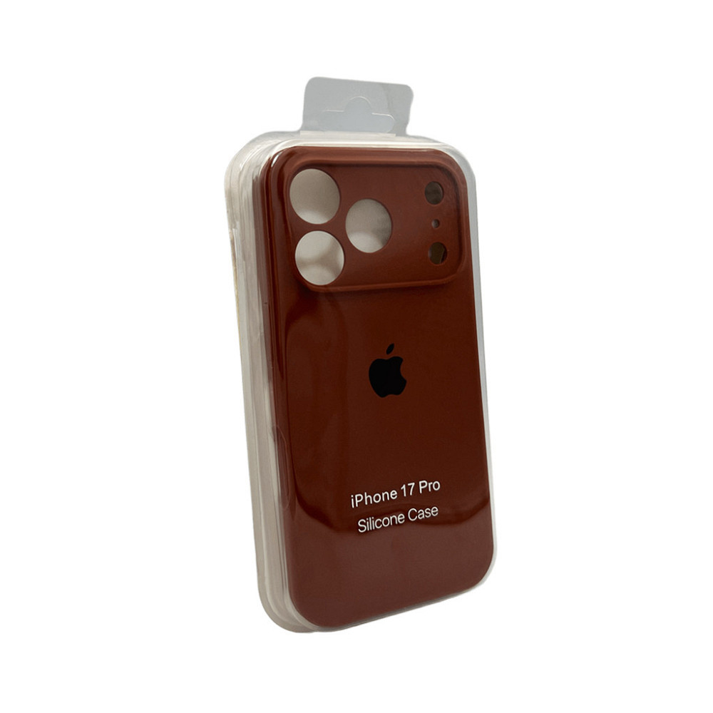 Чохол для смартфона Silicone Full Case AA Camera Protect for Apple iPhone 17 Pro 42,Saddle Brown Київ - фото 2