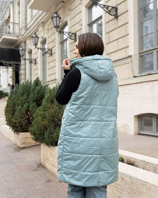 Жіночий довгий весняний жилет. 46-74р Київ - фото 6