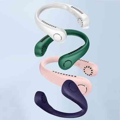 Вентилятор на шию Hands-free USB міні-вентилятор X9 з акумулятором (WX6504) різні кольори Дніпро