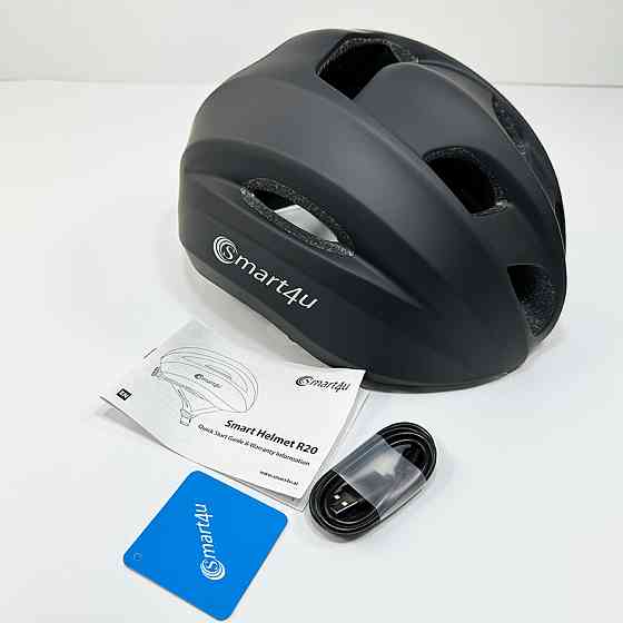 Захисний шолом Smart4u R20 (M) Black (54-58см), акустика, мікрофон (ZHLIV-000R20-5240) Київ