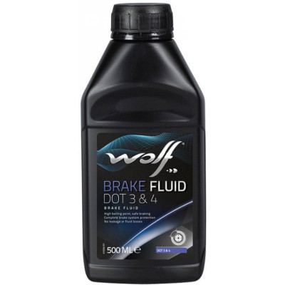 Гальмівна рідина Wolf BRAKE FLUID DOT 34 500мл (8307706) Вінниця - фото 1