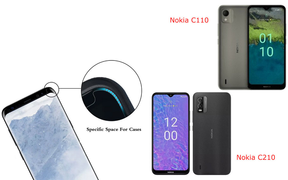Захисне скло HyperGlass Pro для Nokia C110, Nokia C210 – максимальна чутливість та захист Київ - фото 3