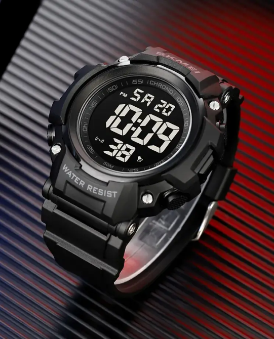 Чоловічий спортивний годинник Skmei 1886 (Чорний з чорним) Вінниця - фото 5